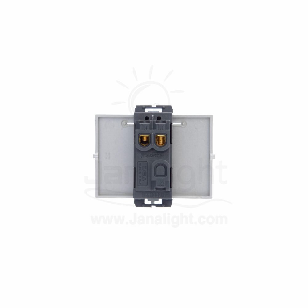 OSA زر جرس عريض فضي osa big bell switch silver